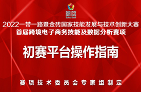 初賽通知—關于組織開展2022一帶一路暨金磚大賽之“跨境電子商務技能及數據分析”賽項初賽的通知